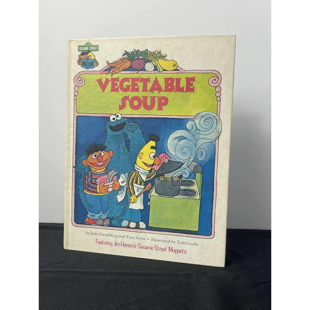 Sesame Street Vegetable Soup Golden‎ Press Book vintage